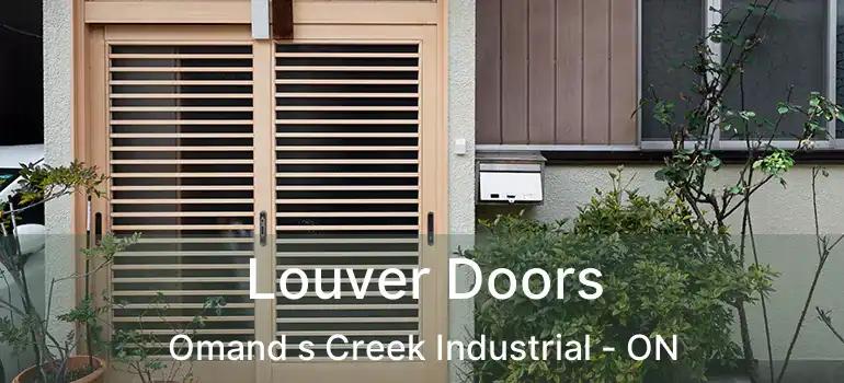  Louver Doors Omand s Creek Industrial - ON